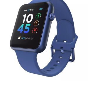 iTouch Air 4 Smartwatch Fitness Heart Rate, Custom Face, 100+ Sports, Bluetooth